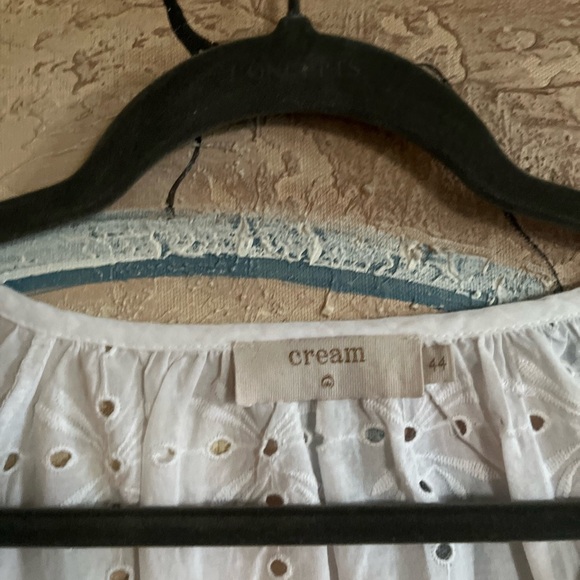 CREAM Eyelet White CRMOCCAMIA SHIRT Size 44 - Picture 8 of 13